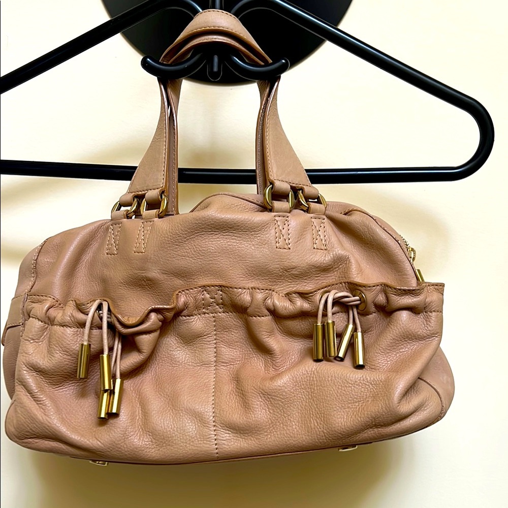 Elegant Tan Leather Handbag